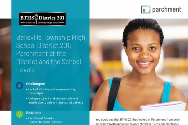 Case Study - K12 Belleville Township High School - District Student Records Management