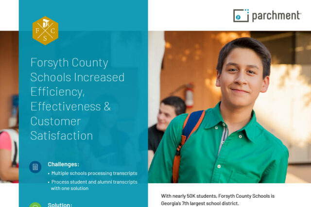 Case Study - K12 Forsyth County Schools - Transcript Services