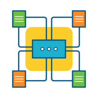 transcript data connection icon